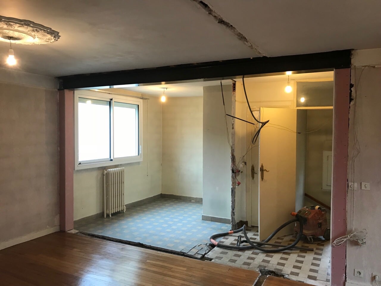 tomber un mur porteur