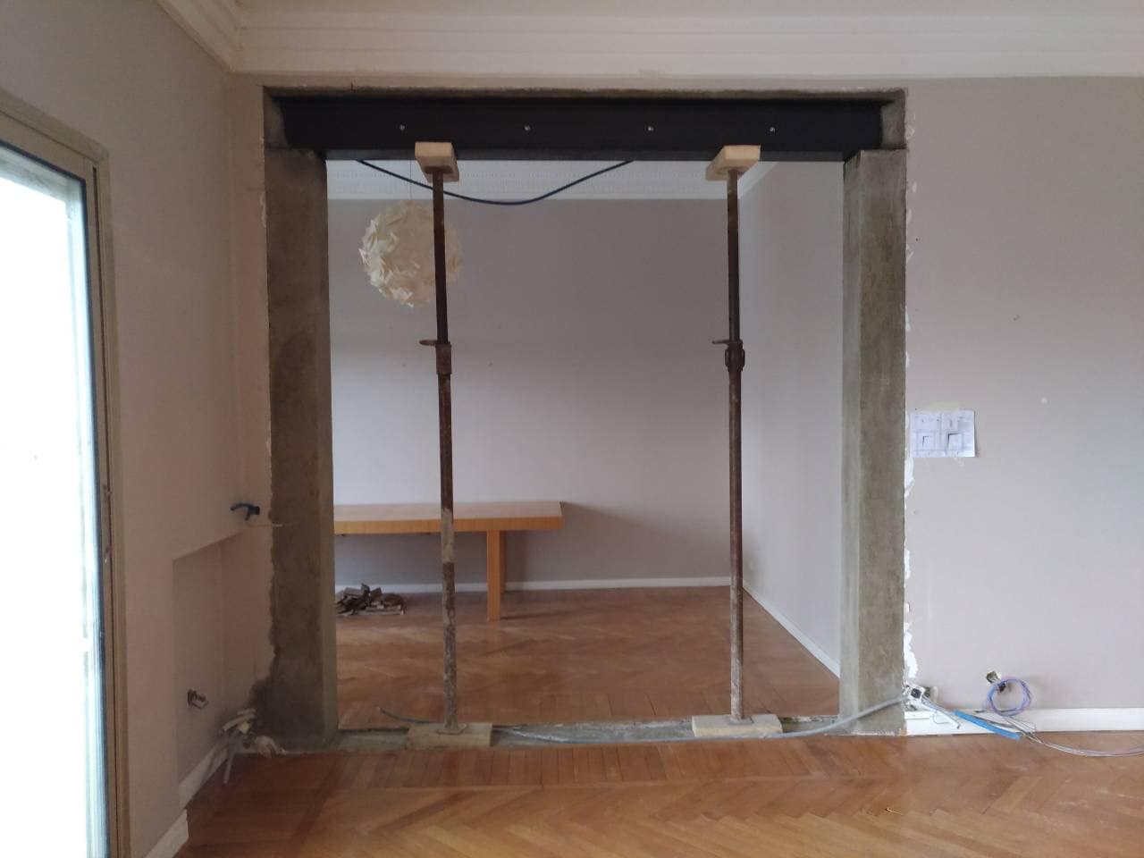 La création d'une ouverture dans le mur-porteur - Ouverture Murs