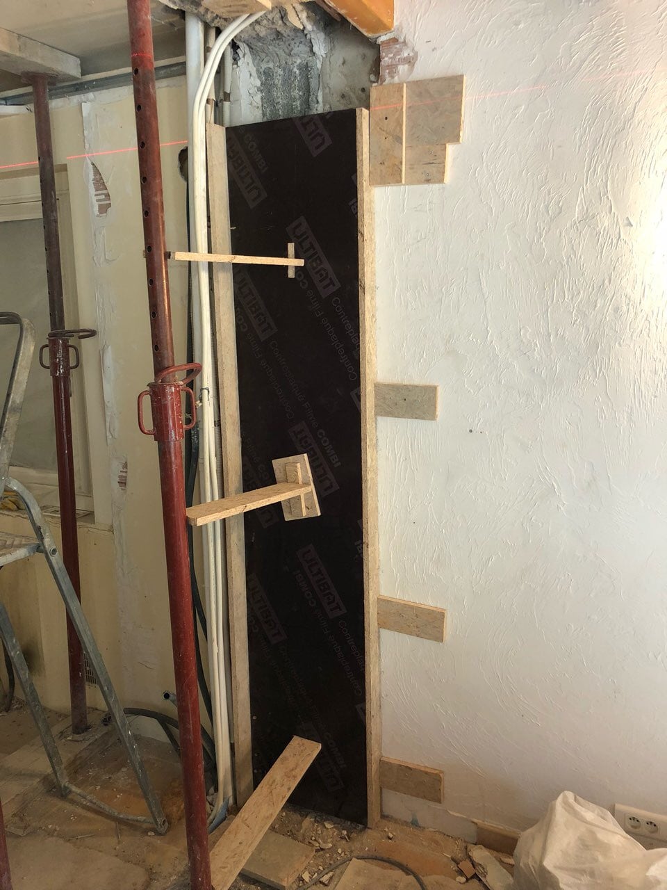 Renforts structurels pour l’ouverture d’un mur porteur