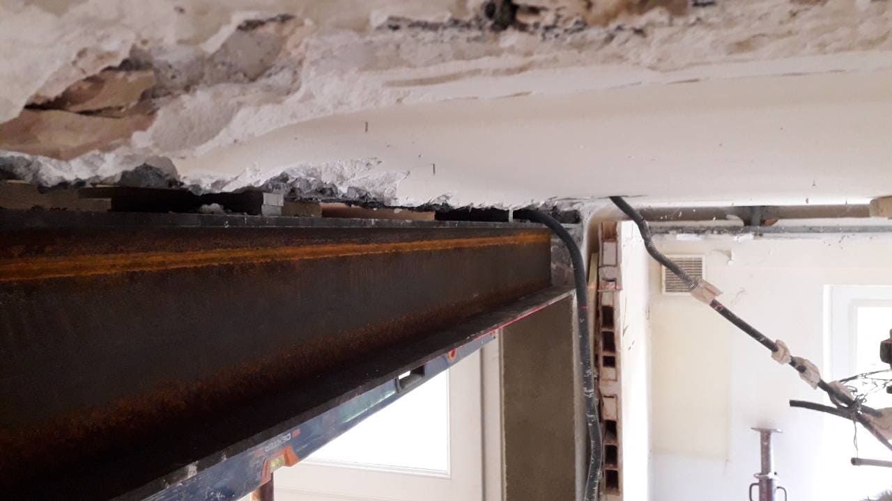 Renforts structurels pour l’ouverture d’un mur porteur