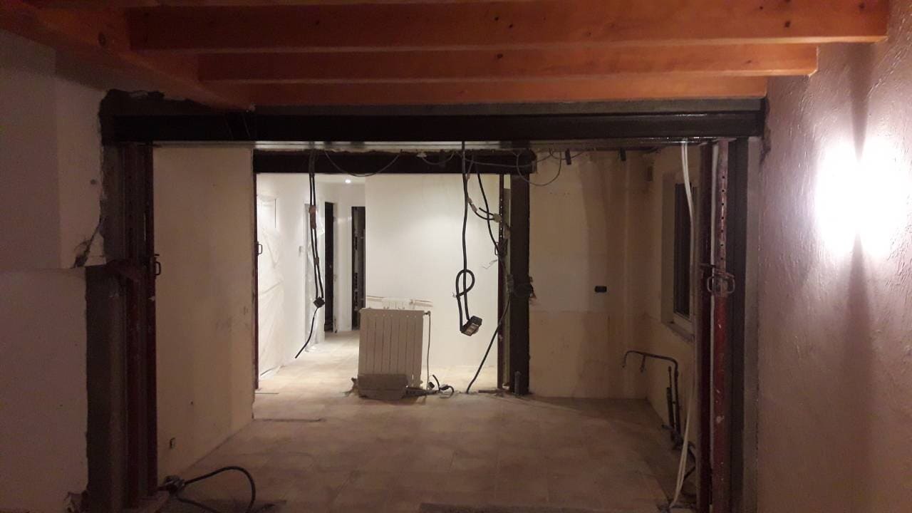Renforts structurels pour l’ouverture d’un mur porteur