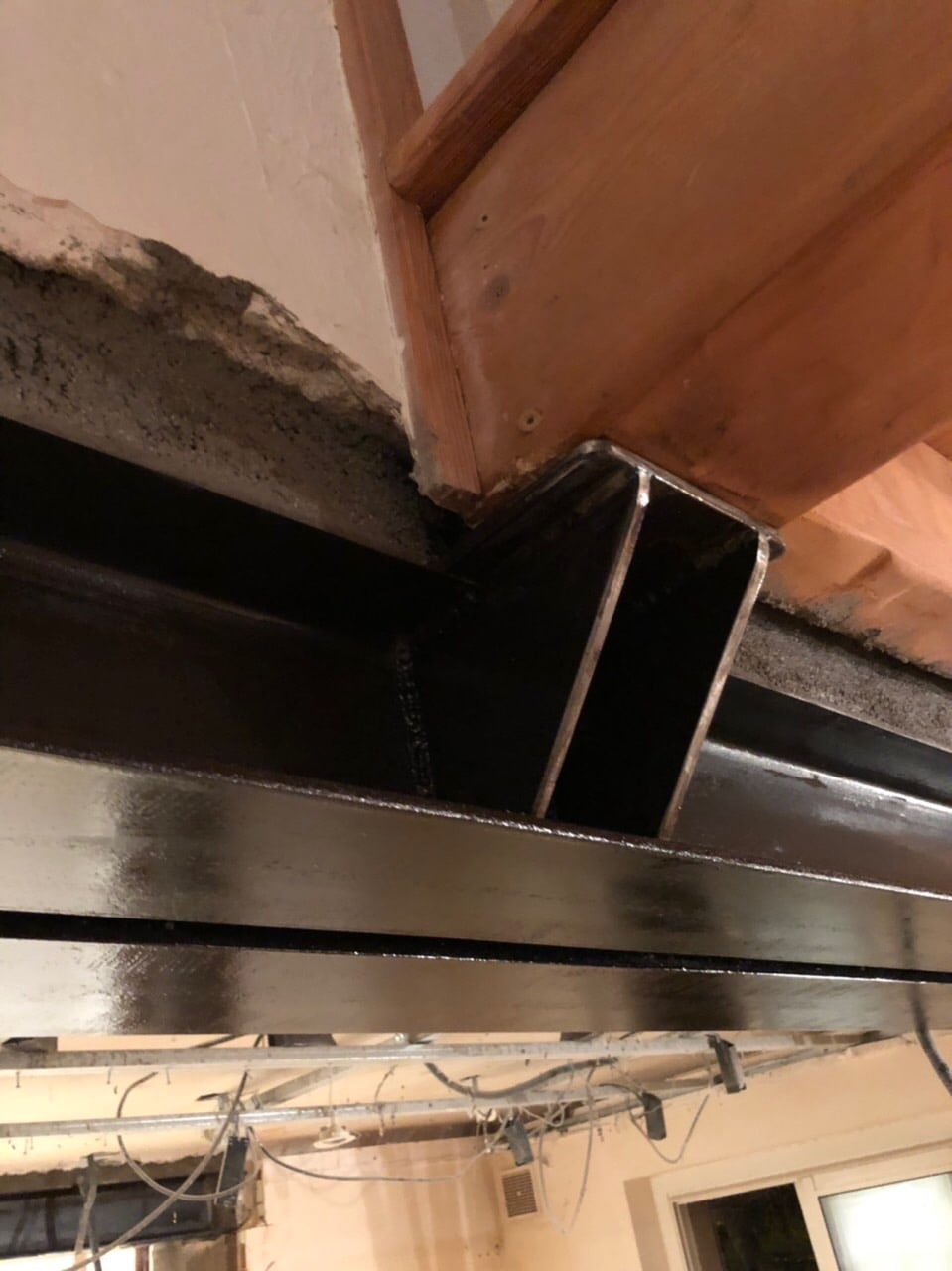 Renforts structurels pour l’ouverture d’un mur porteur