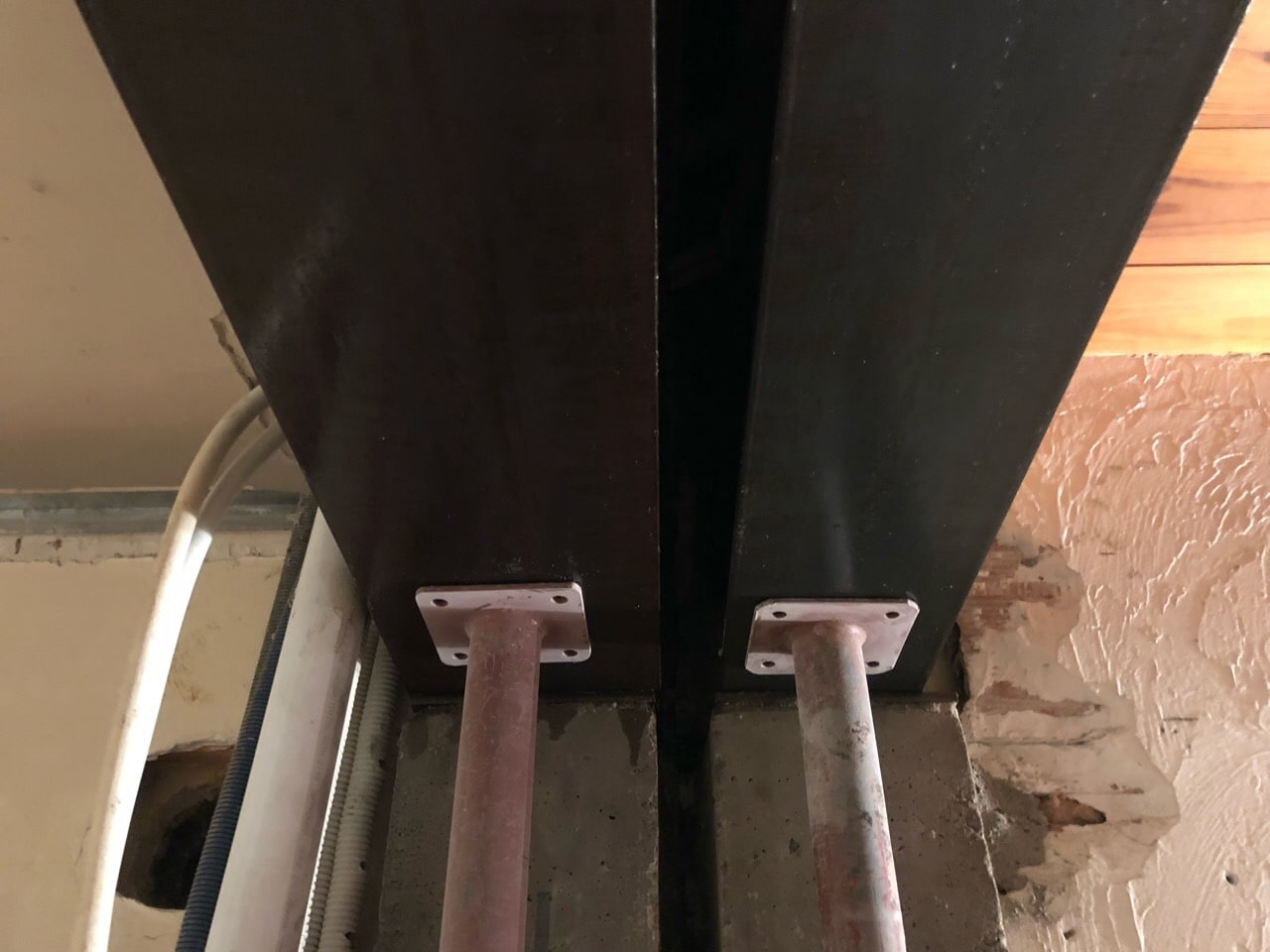 Renforts structurels pour l’ouverture d’un mur porteur