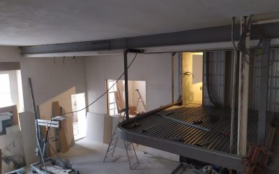 Réalisation de mezzanine sur mesure à Champigny-sur-Marne. Création de plancher collaborant.