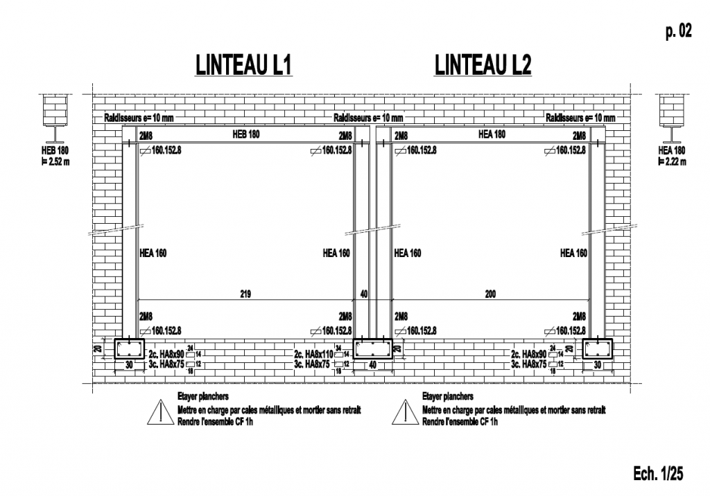 Load-bearing walls - Demolition of a cross wall in a detached house in Toulon. 10