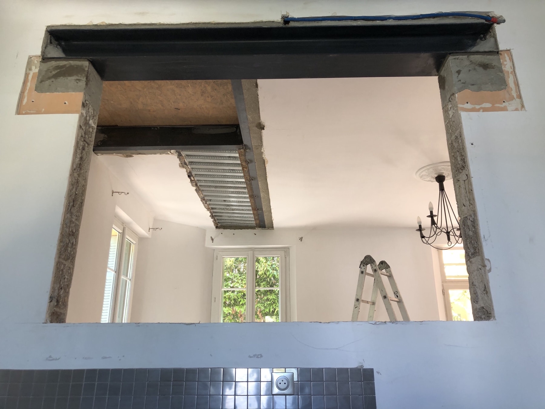 Verriere mur porteur outlet