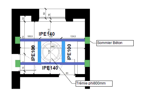 Création de trémie d'escalier pour relier 2 étages RDC et R+1. Renforcement par structure métallique. - Ouverture et Démolition de Murs Porteurs Création de trémie d'escalier pour relier 2 étages RDC et R+1. Renforcement par structure métallique. - Structure métallique