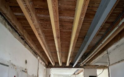 Renforcement de plancher par la structure métallique et en bois à Grasse