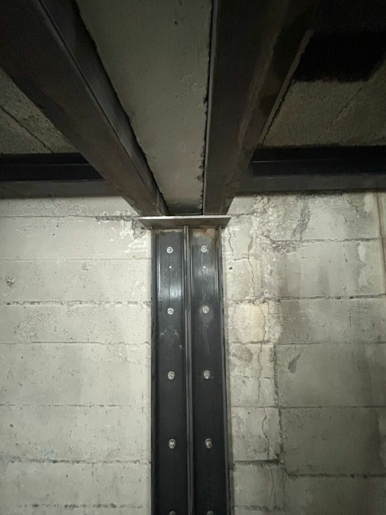 Renforcement de plancher par structure métallique à Nice - Renforcement des poutres