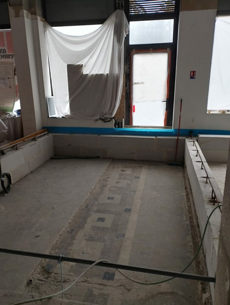 Création d’un plancher béton avec isolant technique – Hôtel Albert 1er à Nice 06000 - Structure en béton