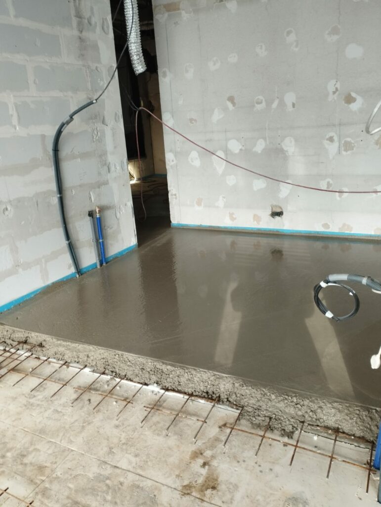 Création d’un plancher béton avec isolant technique – Hôtel Albert 1er à Nice 06000 - Structure en béton
