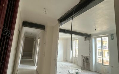 Renforcement structurel après démolition de cloisons porteuses à Cagnes sur Mer 06800