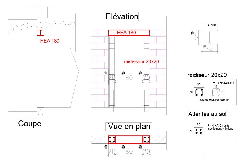 Création d’une ouverture dans mur porteur avec renfort structurel à Vallauris - Ouverture et Démolition de Murs Porteurs Création d’une ouverture dans mur porteur avec renfort structurel à Vallauris - Murs porteurs