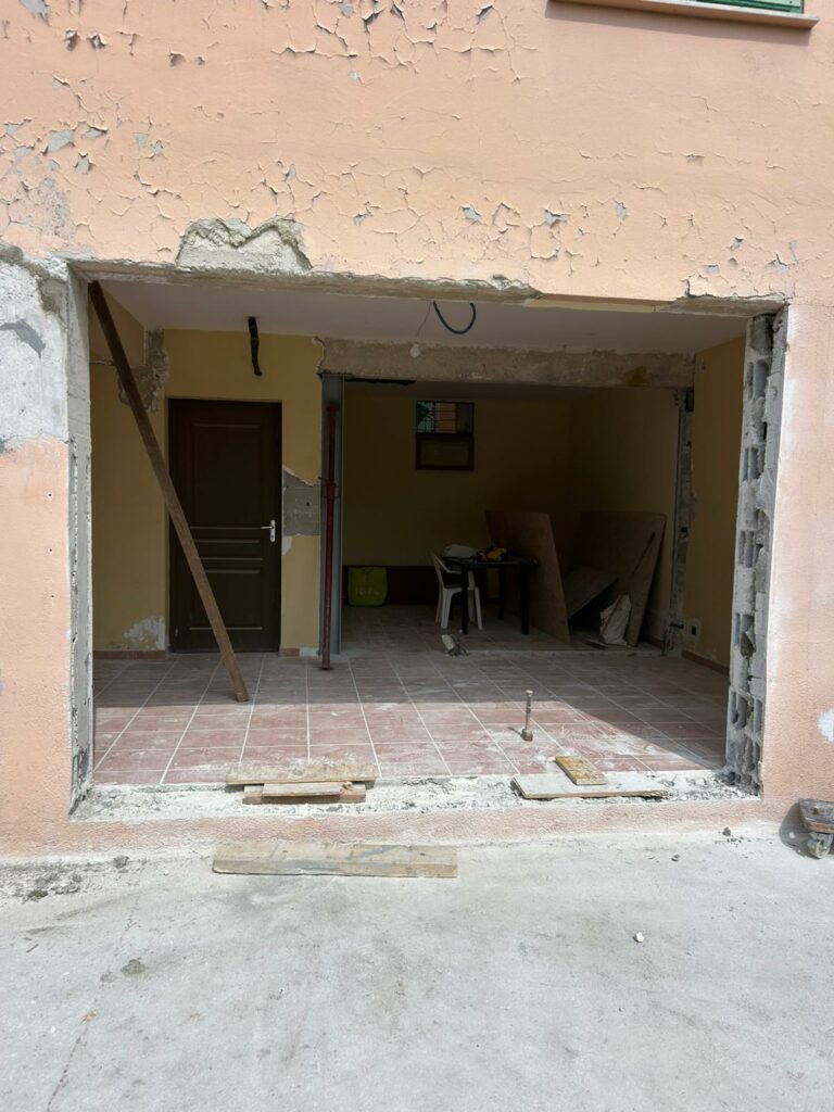 Agrandissement d’ouverture en façade à Villefranche-sur-Mer - Agrandissement d'une baie