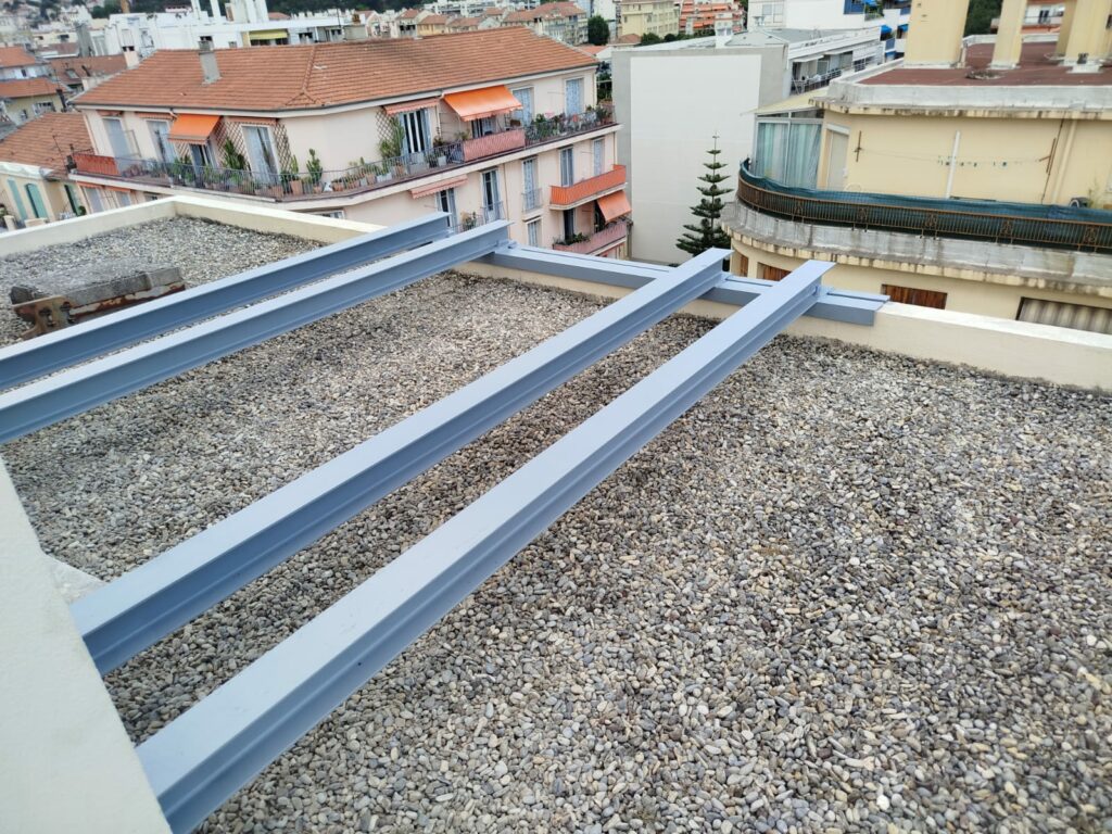 Création de structure métallique pour climatisation à Villeneuve-Loubet - Structure métallique