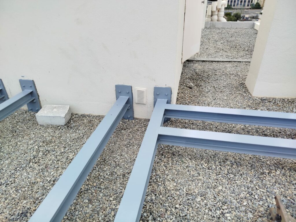 Création de structure métallique pour climatisation à Villeneuve-Loubet - Structure métallique