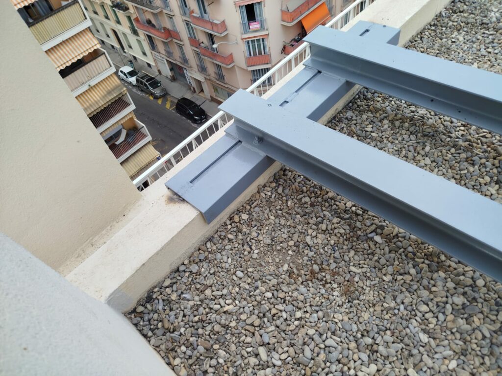 Création de structure métallique pour climatisation à Villeneuve-Loubet - Structure métallique