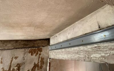 Reprise de plancher bois par profilés métalliques à Fayence