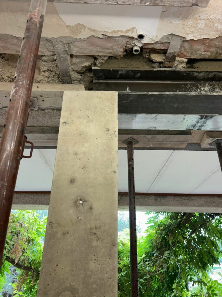 Nouvelle réalisation OMPT GROUPE : agrandissement d’une ouverture dans un mur porteur à Cannes - Agrandissement d'une baie