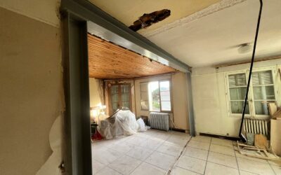 Démolition de cloisons semi-porteuses et renforcement structurel à Nice