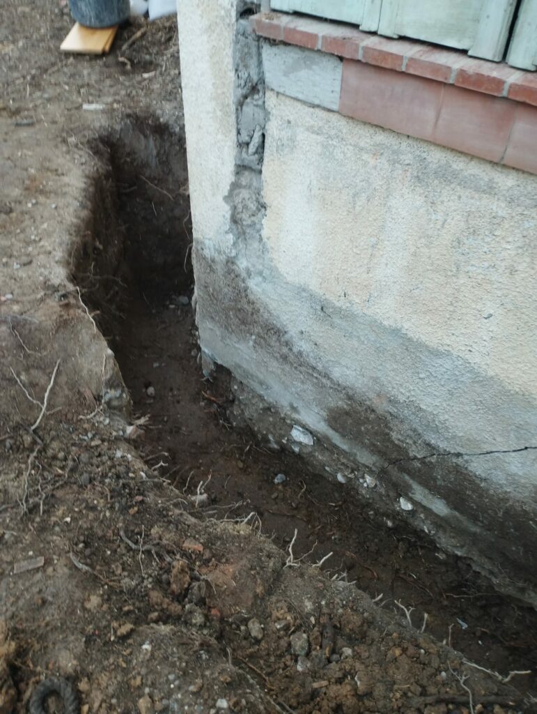 Reprise en sous-œuvre des fondations à Vallauris - Reprise fondtions