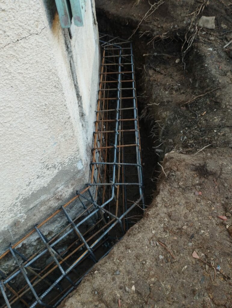 Reprise en sous-œuvre des fondations à Vallauris - Reprise fondtions