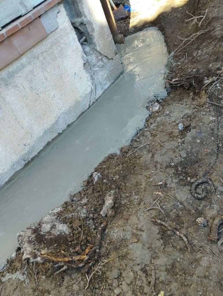 Reprise en sous-œuvre des fondations à Vallauris - Reprise fondtions