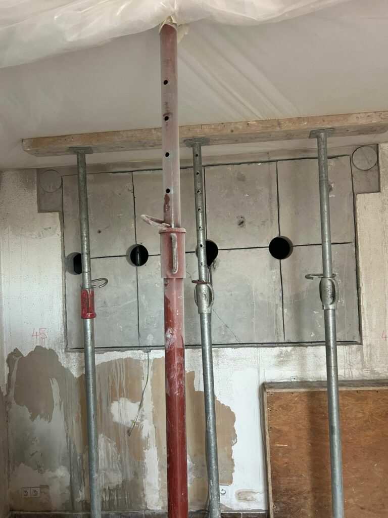 Création d’ouvertures dans un mur porteur en béton armé à Vallauris - Murs porteurs