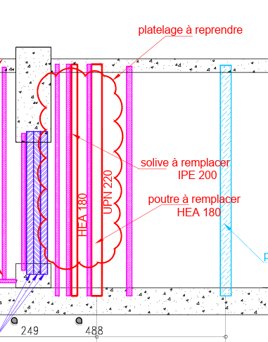 Renforcement de solives bois par structure métallique à Cannes - Ouverture et Démolition de Murs Porteurs Renforcement de solives bois par structure métallique à Cannes - Renforcement des poutres