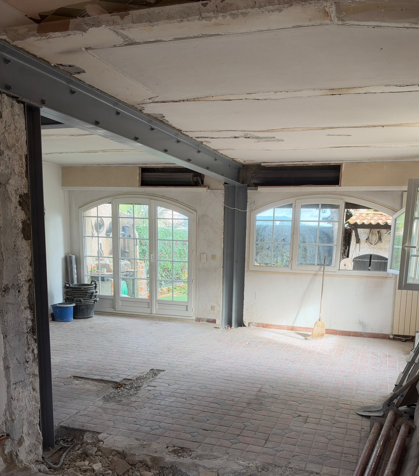 ouverture_mur_porteur_frejus_renforcement_metallique_principal